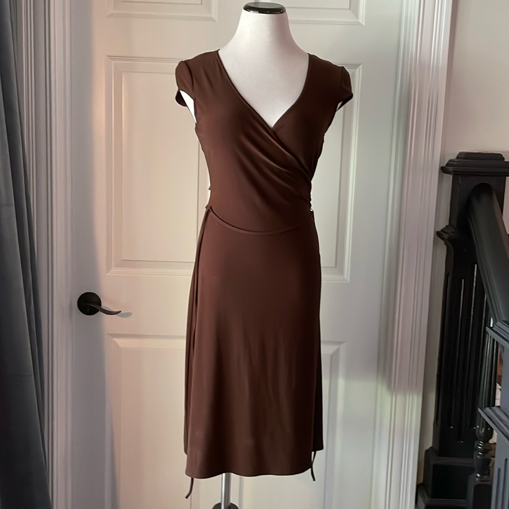 Laundry by Shelli Segall faux wrap dress.